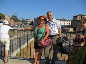 Հռոմում կնոջս հետ / В Риме с женой / In Rome with wife